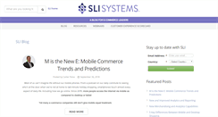 Desktop Screenshot of blog.sli-systems.com